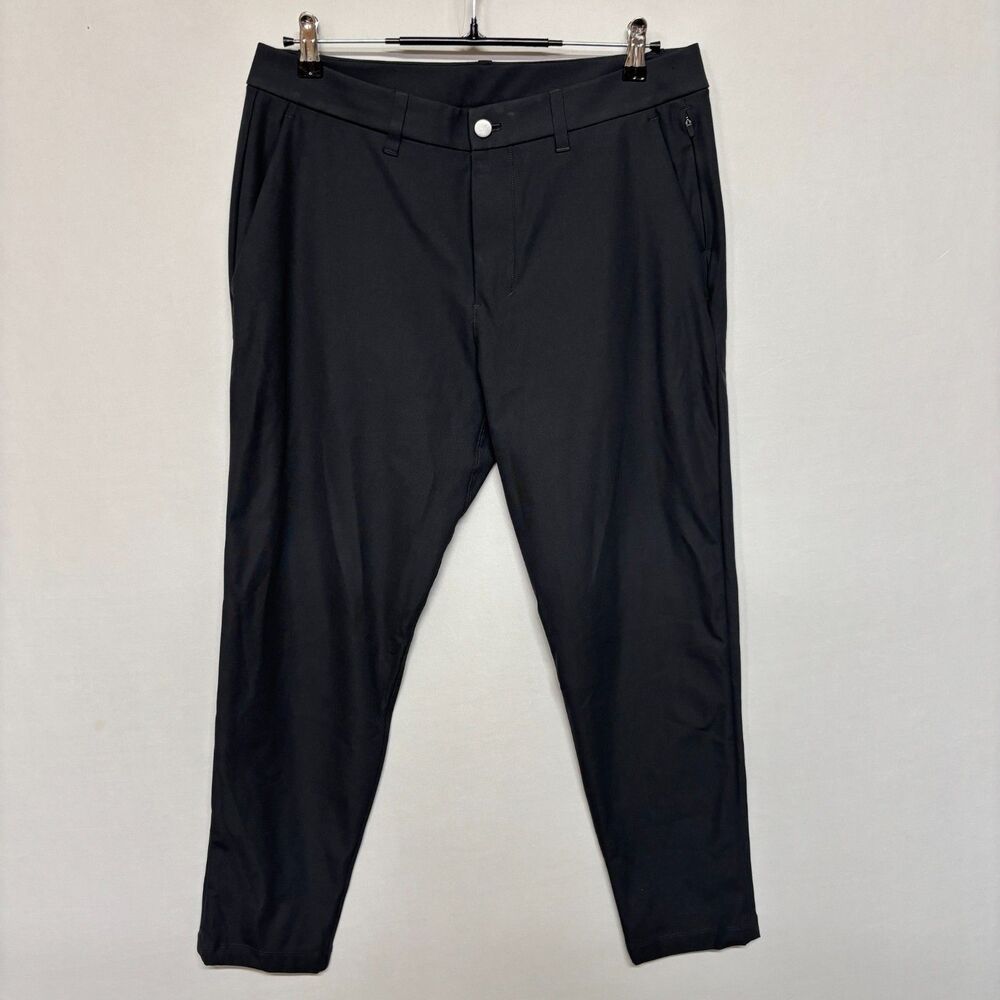 Lululemon Men Performance ABC Slim Fit Pants Size 33x29 LM5AQYS Dark Gray C145 7